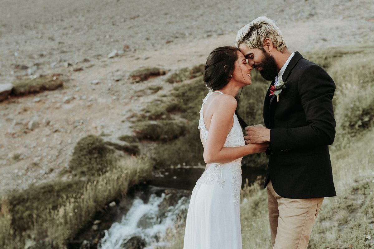 Mountain elopement photographer chile